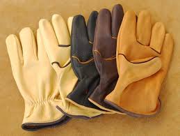 LEATHER Work or Horse riding (Roper) gloves.