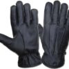 1- SOFT GENUINE COW HIDE LEATHER. 2- FLEECE LINING. 3- ELASTIC WRIST. 4- PLASTIC HOOK.