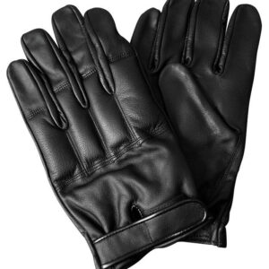 Defender Gloves Leather Gloves Protective Gloves Security Black