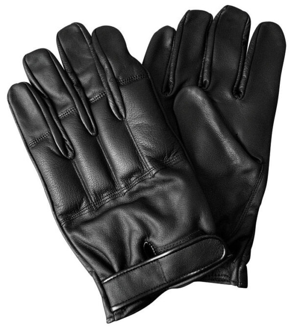 Defender Gloves Leather Gloves Protective Gloves Security Black