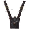 Sword Frog For Officers Sam Browne Belt Brown Leather Stable Belt, belt-plate or buckle
