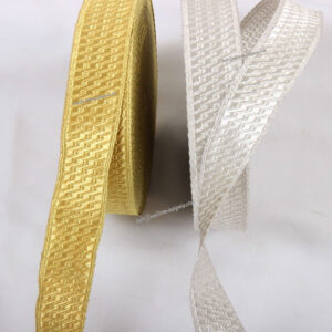 Silver/Gold Mylar Braid : Army, Military, Naval, Uniform, B&S Lace - 25 mm