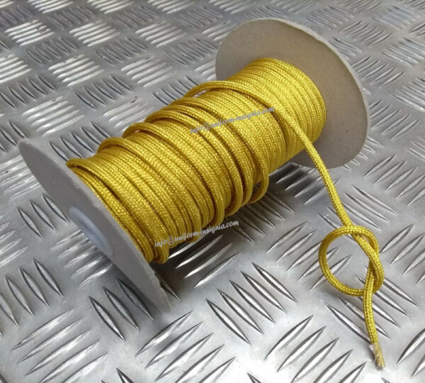 Genuine British Made Military Issue Universal Braided Gold Cord 5mm