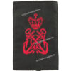 QARNNS Petty Officer Slip-On Rank Slide Red On Black Woven QC. Naval Branch, rank or miscellaneous insignia