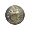 Royal Military Police 19.5mm - Screw-Fit with Queen Elizabeth's Crown. Anodised Staybrite military uniform button