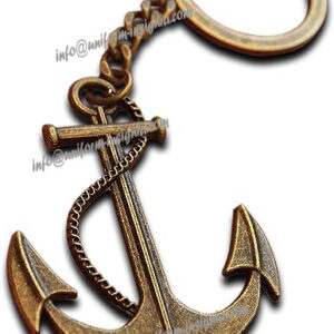 Luxury Metal Anchor Keyring Antique Bronze Plating Big Size Sailor Gifts for Sailing Fishing Boat Marine Soldiers Working at Sea
