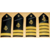  Multi Stripe Anchor Shoulder Boards and Epaulets High Quality Customized Gold Bullion French Braided Bulk Supplies