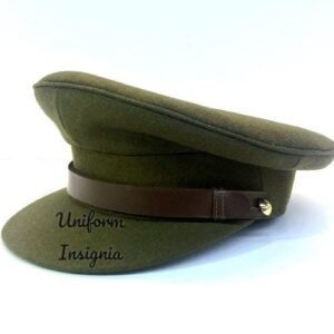 Olive green Officer Peak cap