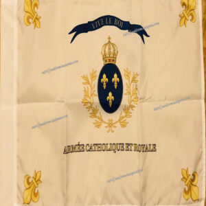VIVE FLAG Le Roi Catholic and Royal Army 100x150cm French Flag Monarchy