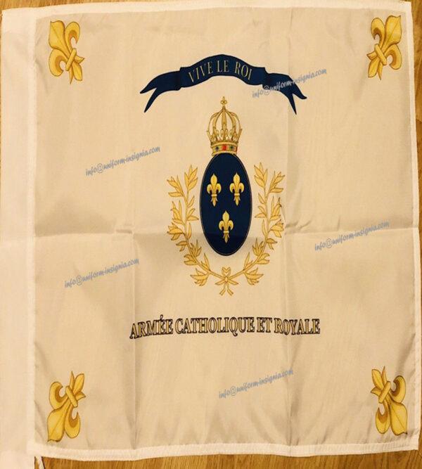 VIVE FLAG Le Roi Catholic and Royal Army 100x150cm French Flag Monarchy