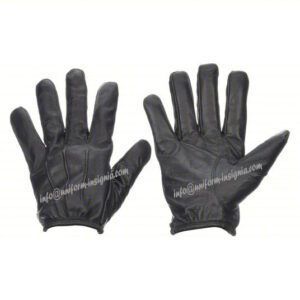  Law Enforcement Glove: Cowhide Leather, Cowhide Leather, Kevlar(R), Black,