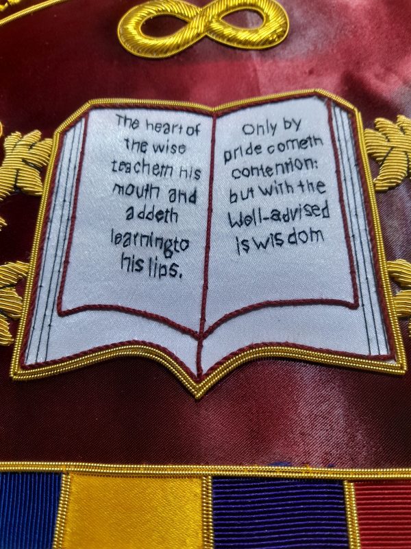 CUSTOM MASONIC BANNER - HANDMADE EMBROIDERY EXPOSE Custom Masonic Banner - Handmade Embroidery Expose - Bricks Masons Masonic Banner - Handmade Embroidery - Bricks Masons Masonic Banner - Handmade Embroidery - Bricks Masons CUSTOM MASONIC BANNER - HANDMADE EMBROIDERY