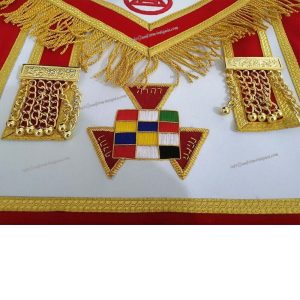 Masonic Royal Arch Apron RED Ribbon