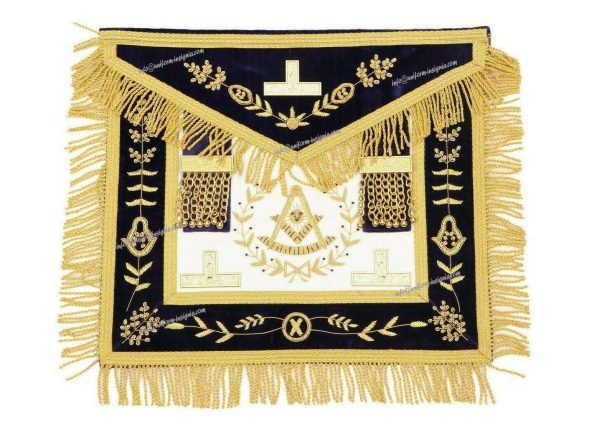 Grand Master Apron Bullion Hand Embroidered Fine Work