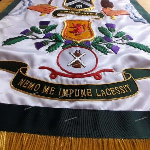 hand embroidery banners and flag