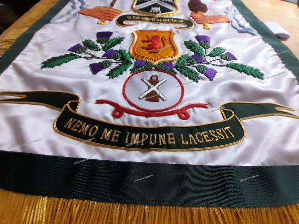 hand embroidery banners and flag