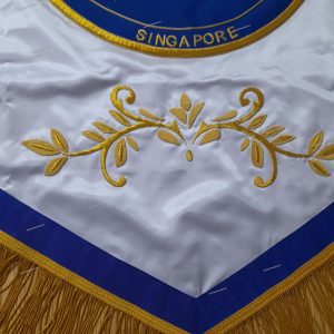 hand embroidery banners and flag