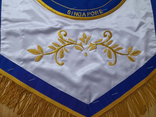 hand embroidery banners and flag