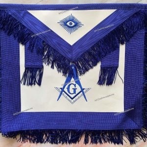 Masonic Regalia Master Mason BLUE APRON EMBROIDERED