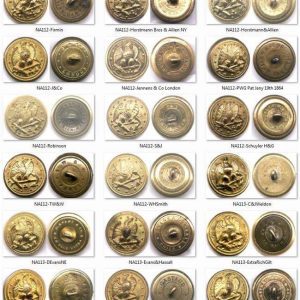 mid-19th century US Navy uniform button