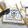 Masonic 33rd Degree Apron, Collar and Cuff Set